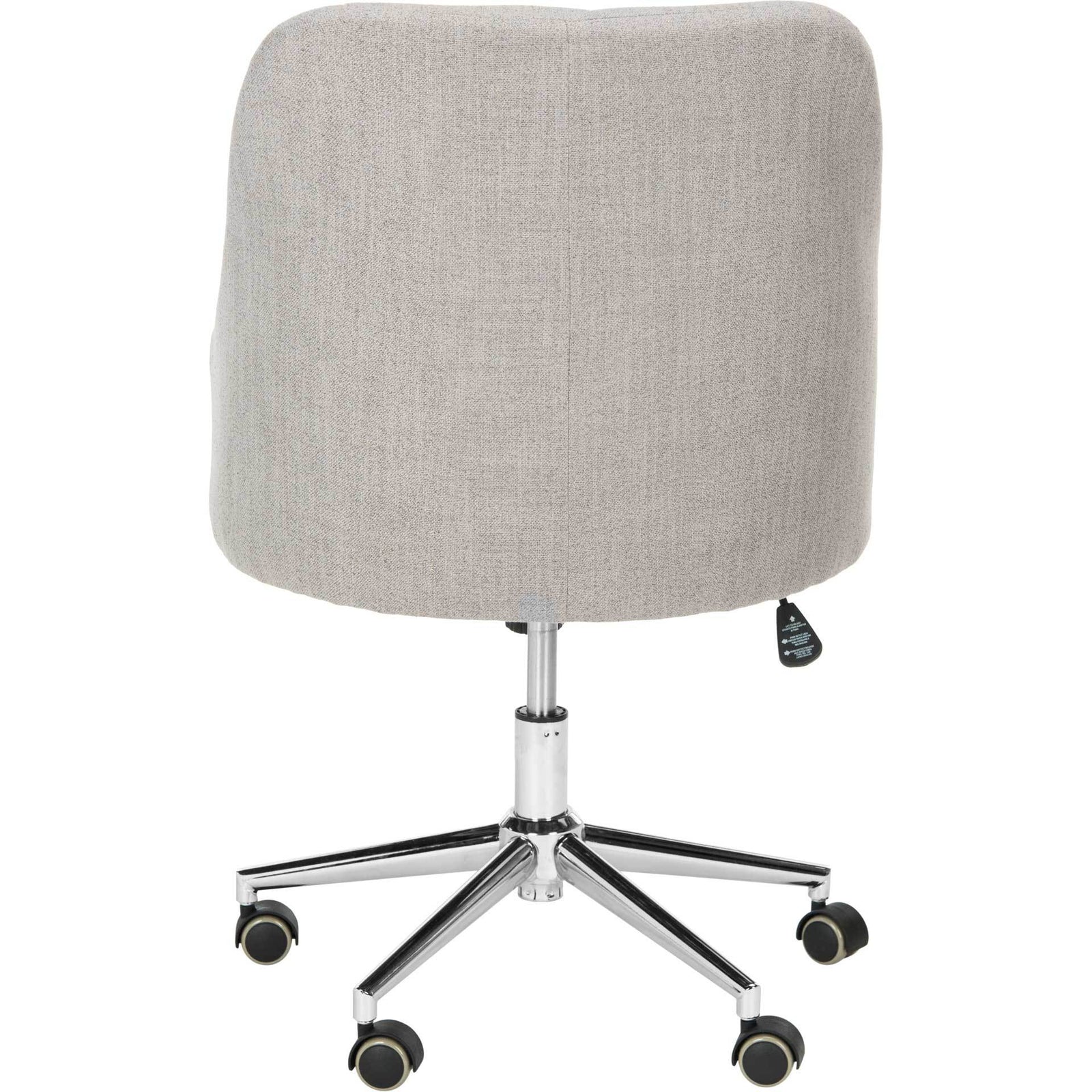 Evelyn Tufted Linen Swivel Office Chair
