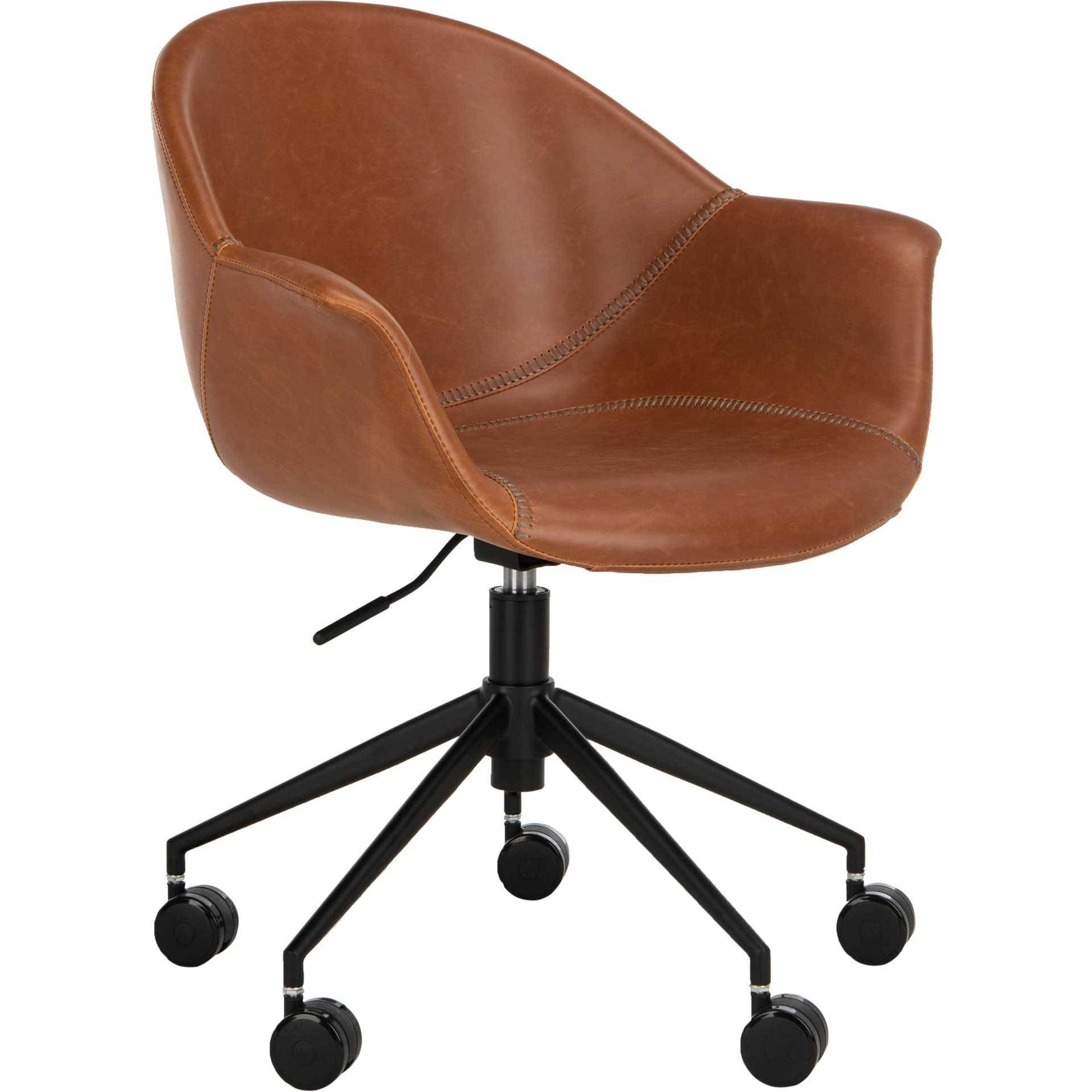 Emanuel Office Chair Light Brown/Black