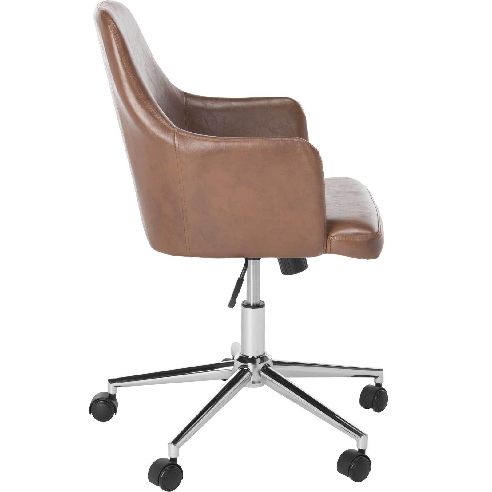Caiden Swivel Office Chair Brown