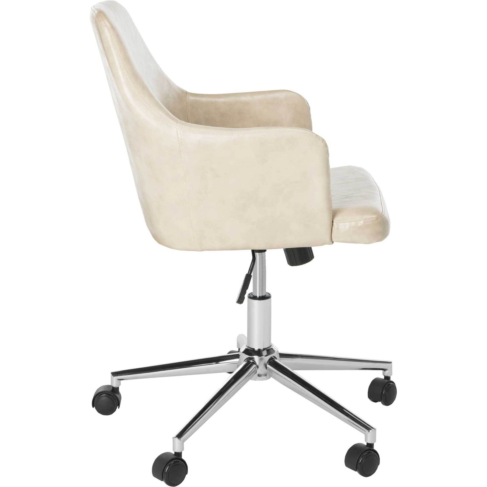 Caiden Swivel Office Chair Beige