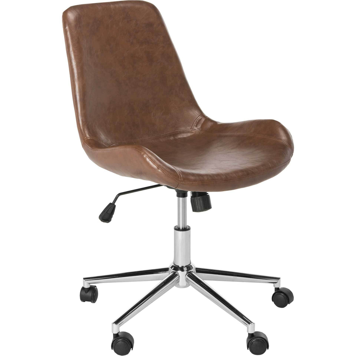 Flynn Swivel Office Chair Brown