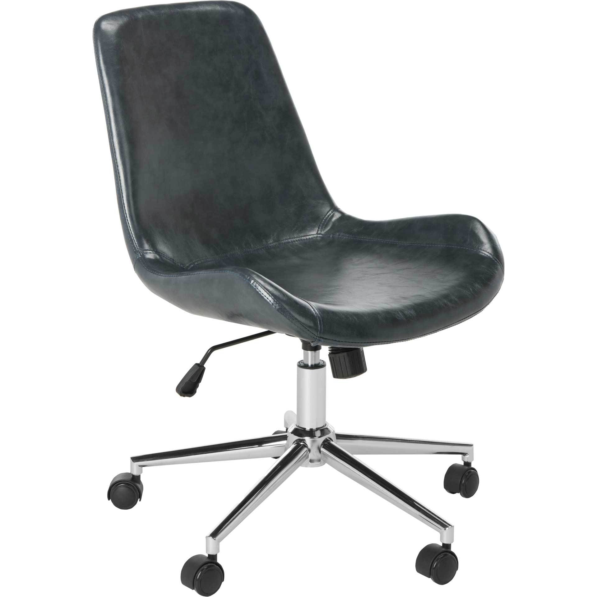 Flynn Swivel Office Chair Dark Gray