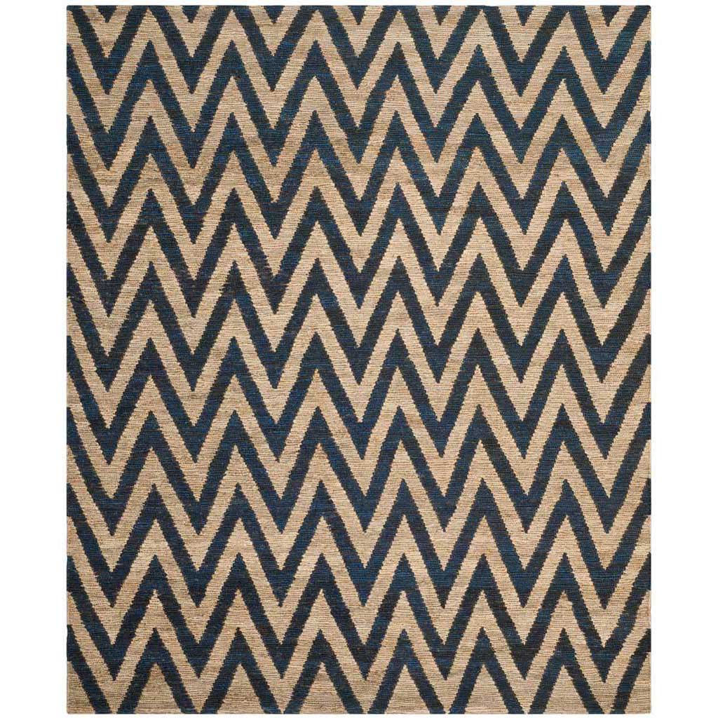 Organic Blue/Natural Area Rug - Froy.com
