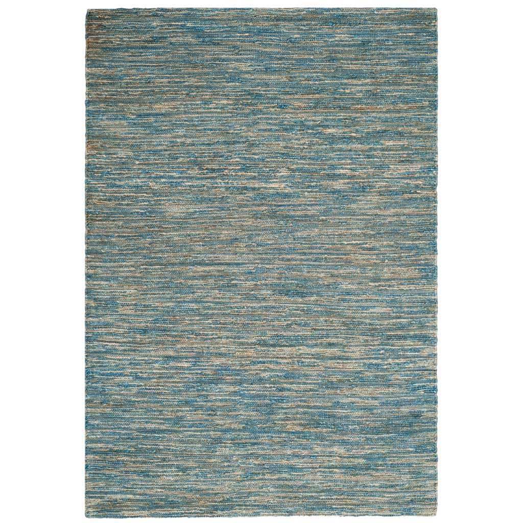 Organic Light Blue/Natural Area Rug - Froy.com
