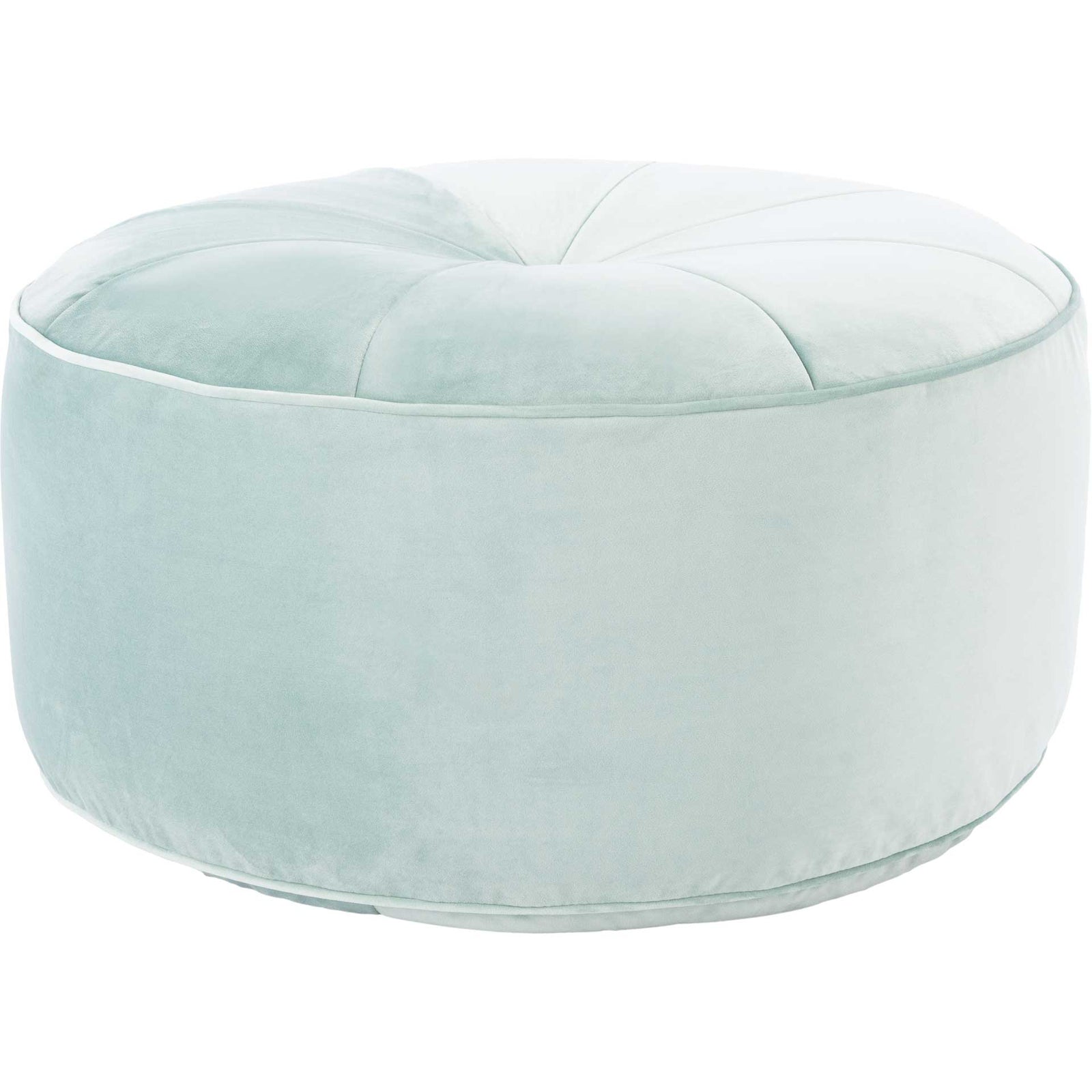 Amada Round Ottoman Mint