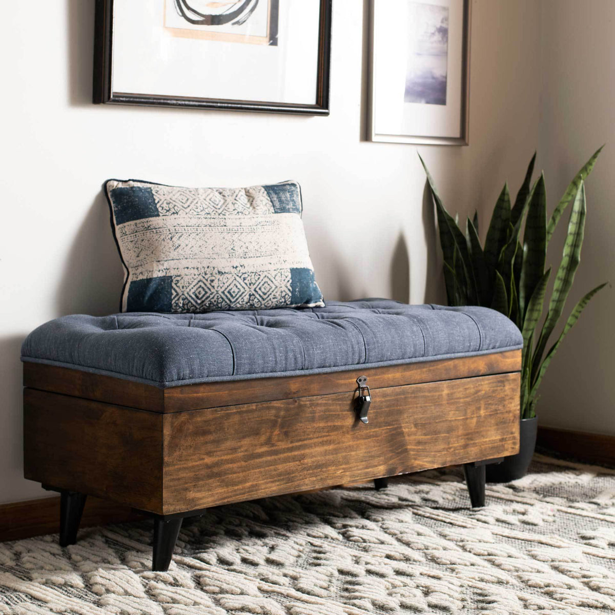 Lily Tufted Cocktail Ottoman