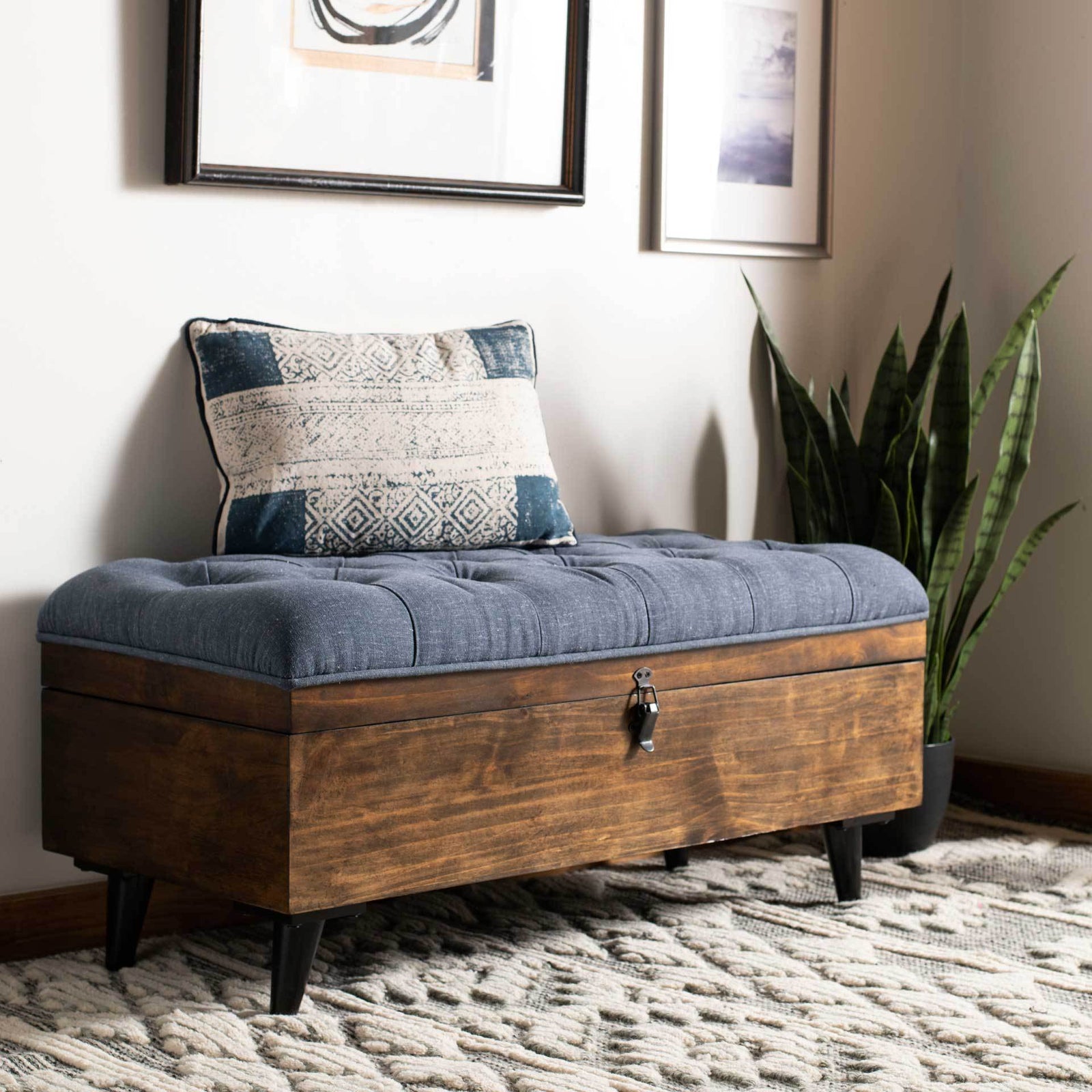 Lily Tufted Cocktail Ottoman