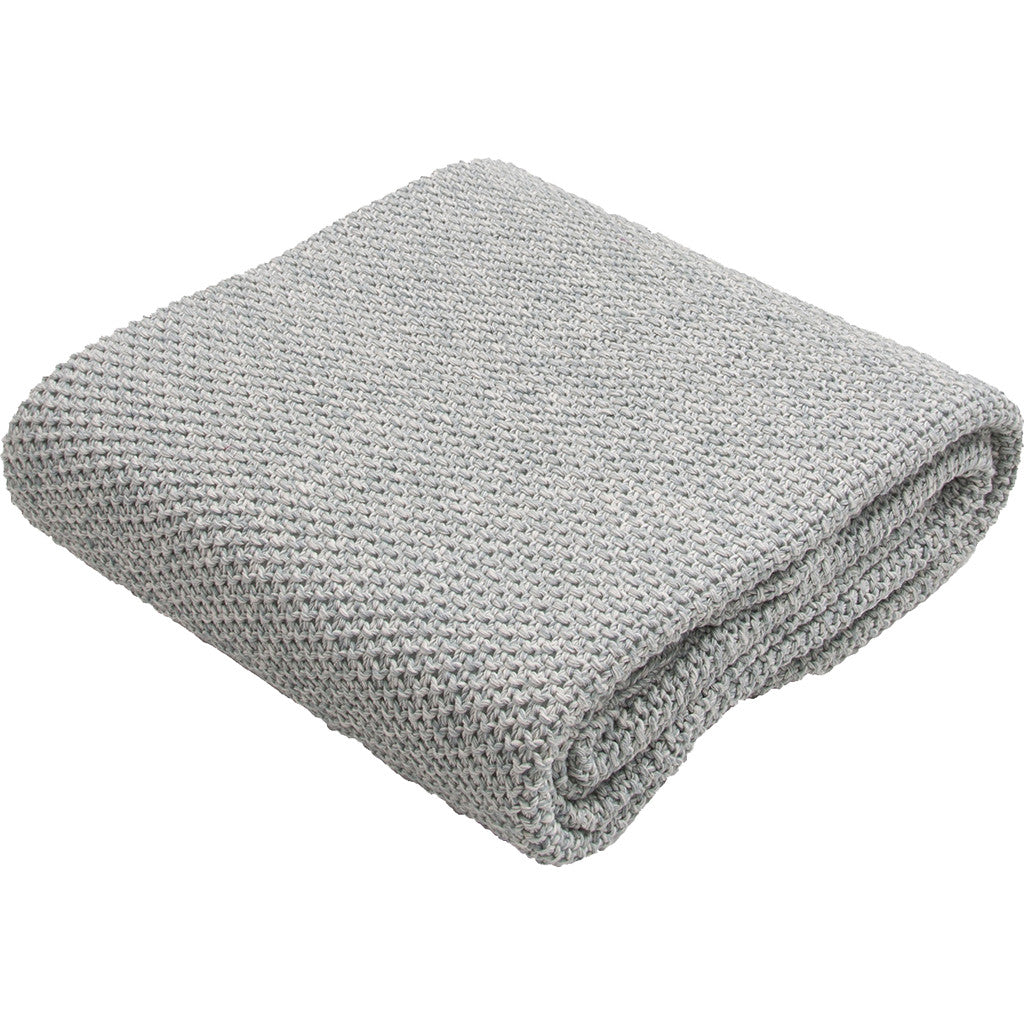 Parade Blue Haze/Snow White Throw