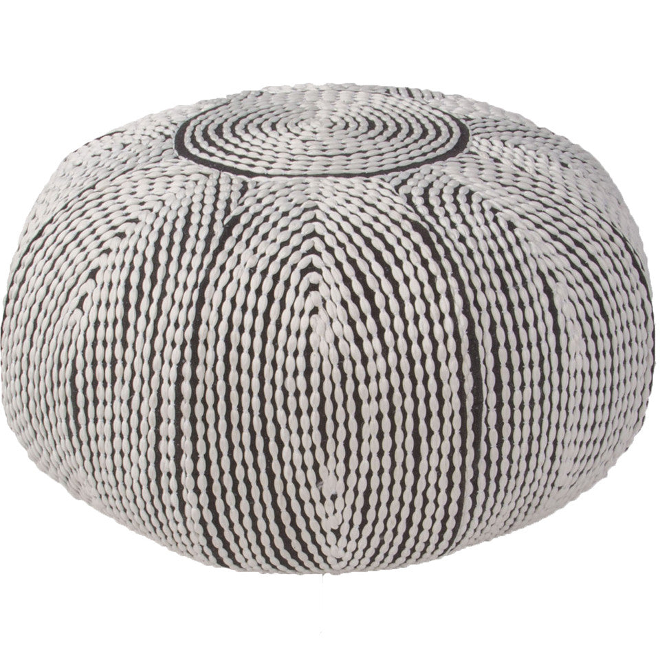Pasco Bugatti Pouf Star White/Bungee Cord Pillow