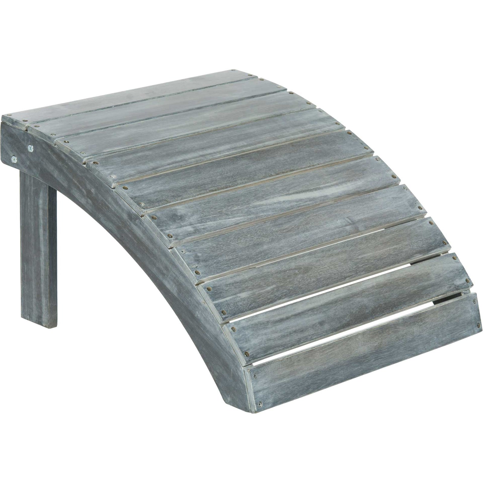 Montrelle Acacia Ottoman Ash Gray