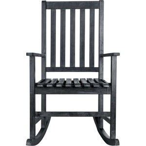 Bamboo Rocking Chair Dark Slate Gray