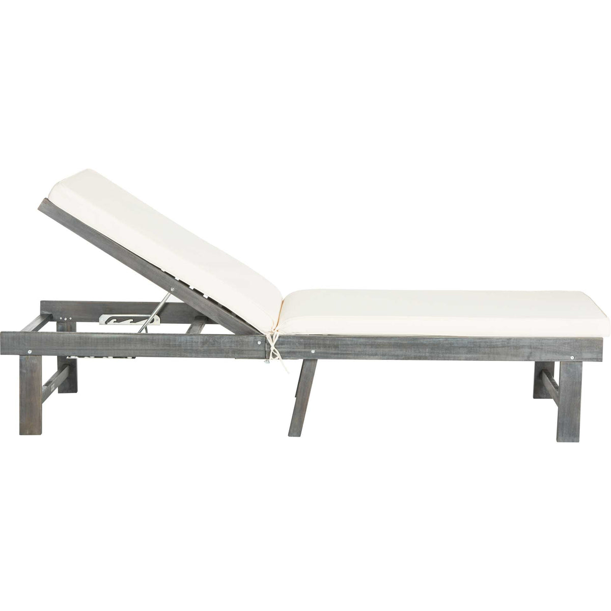 Inaki Chaise Lounge Chair Ash Gray/Beige