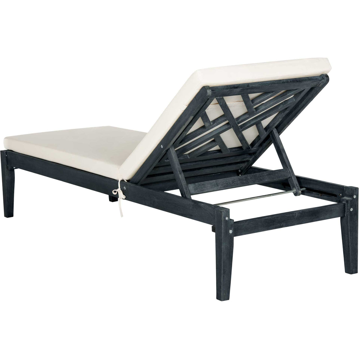 Azahar Acacia Sunlounger Dark Slate Gray/Beige