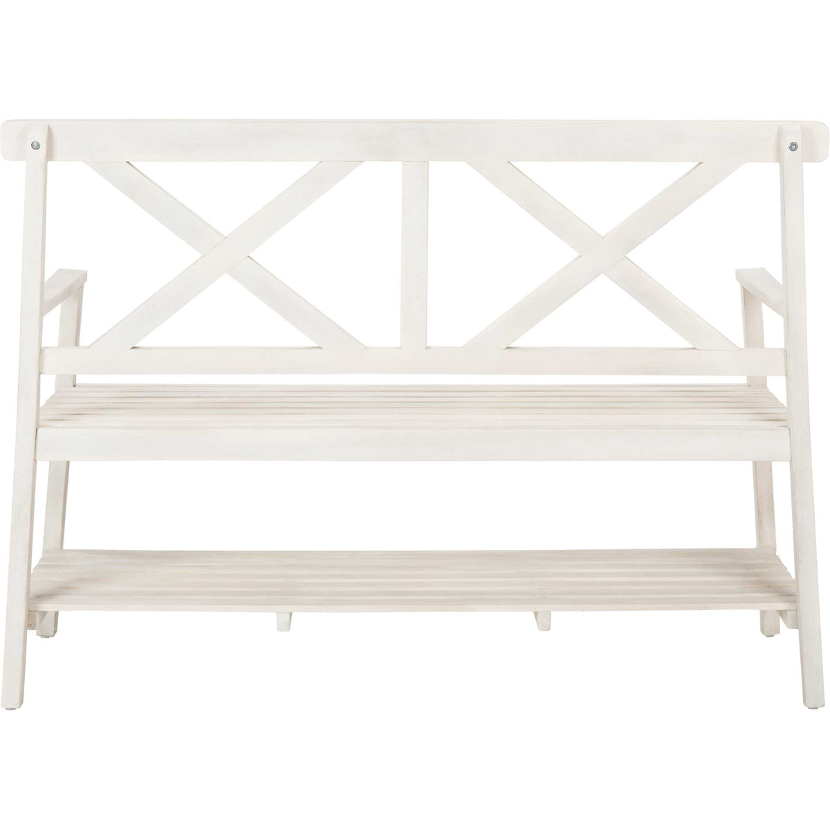 Maribel Outdoor Bench White