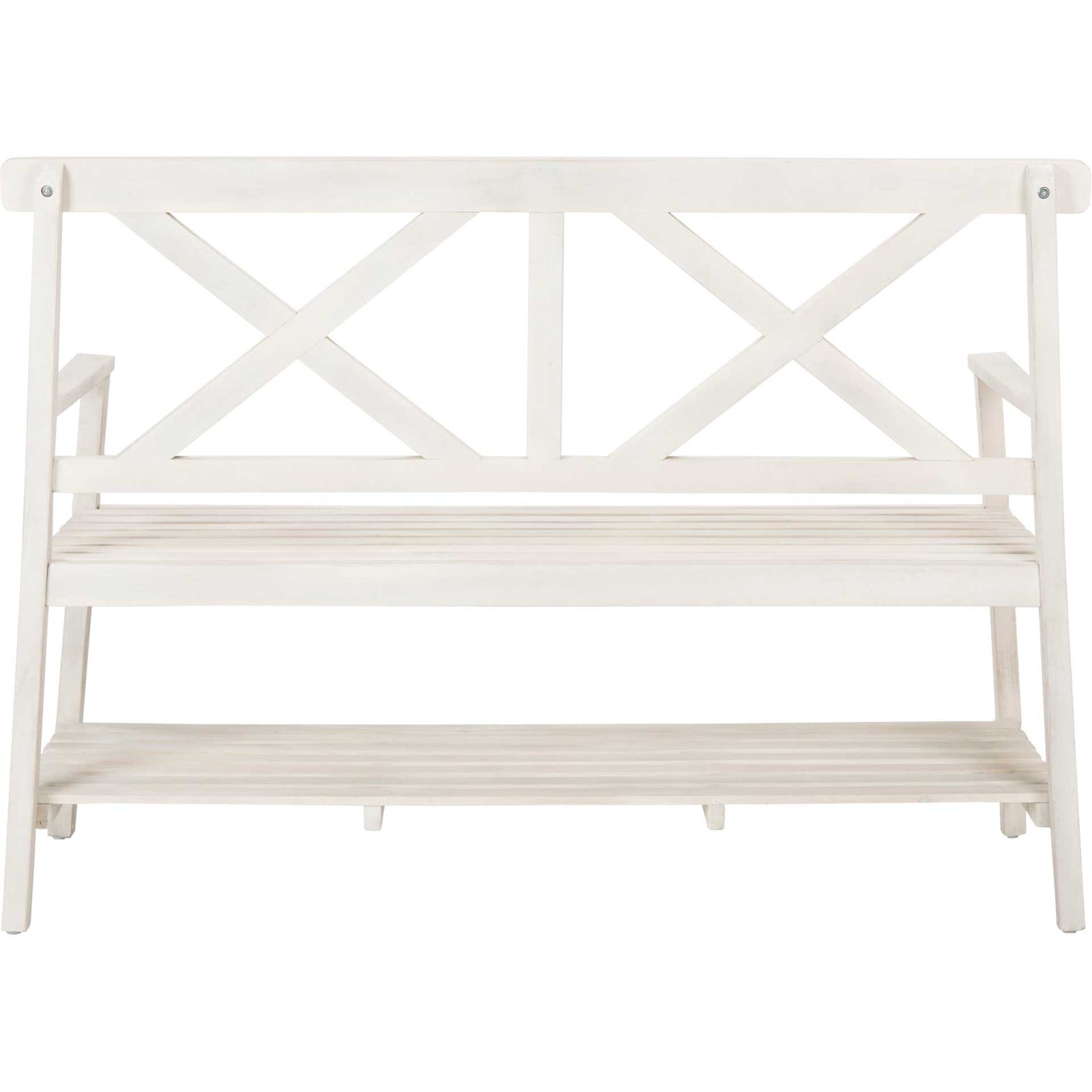 Maribel Outdoor Bench White
