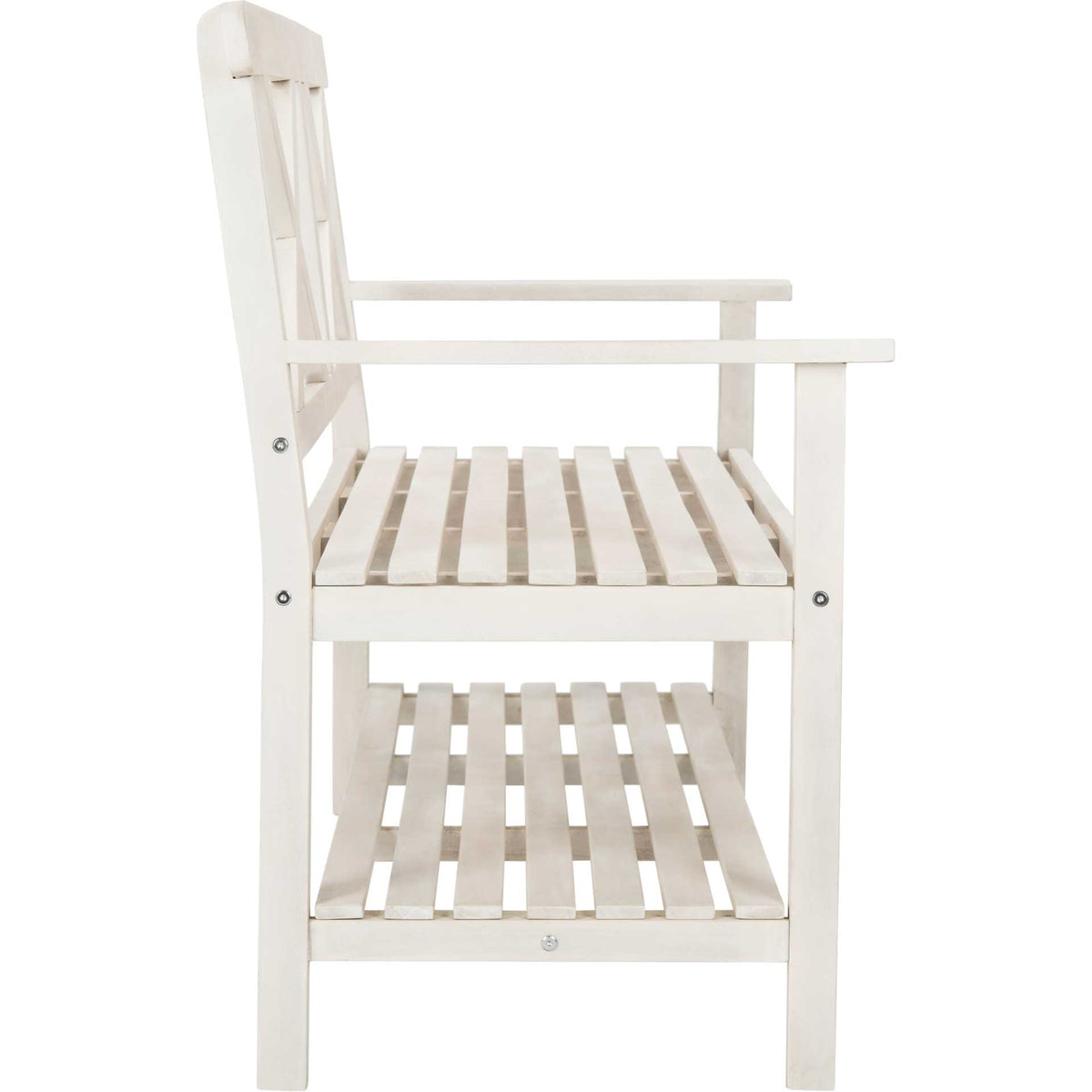Maribel Outdoor Bench White