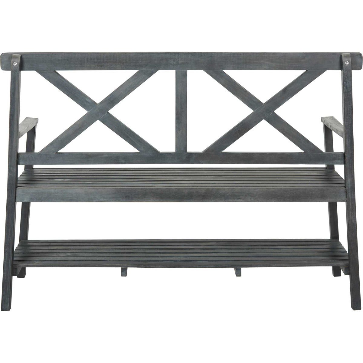 Maribel Outdoor Bench Dark Slate Gray
