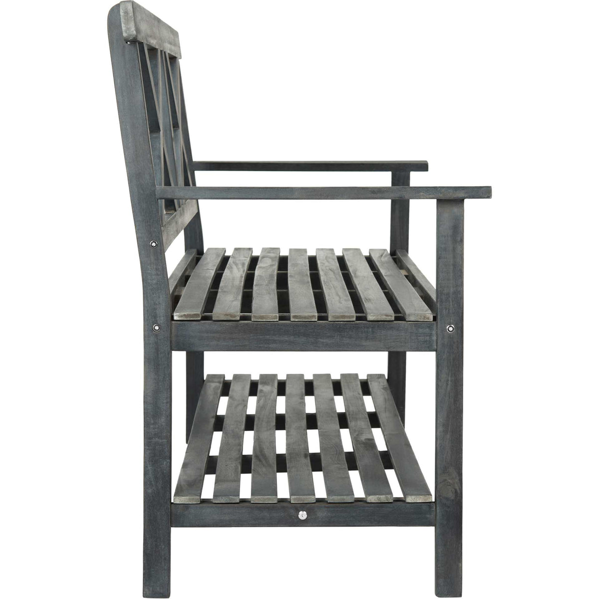 Maribel Outdoor Bench Dark Slate Gray