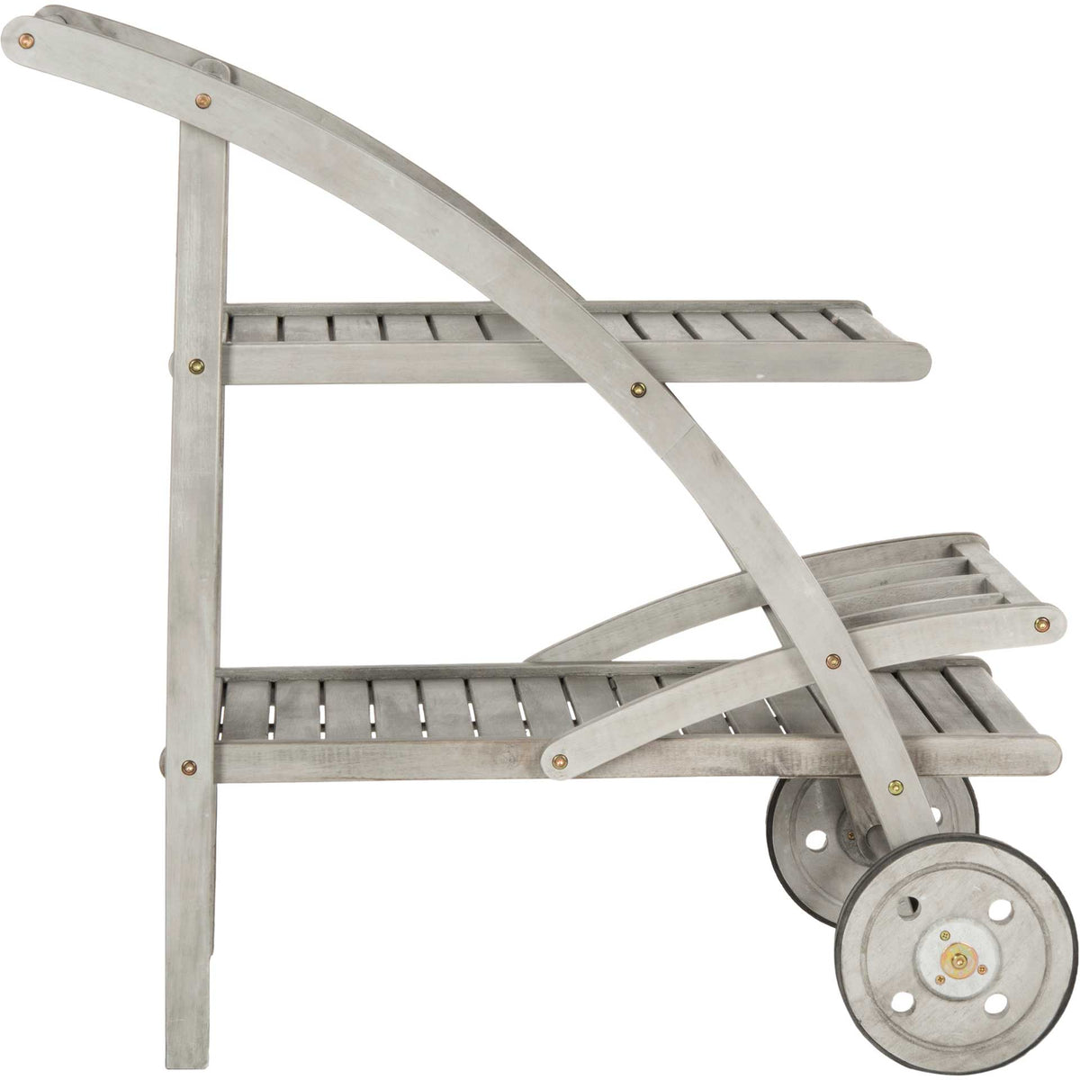 Lochsa Tea Cart Gray Wash/Beige