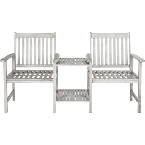 Brantley Twin Seat Bench Gray