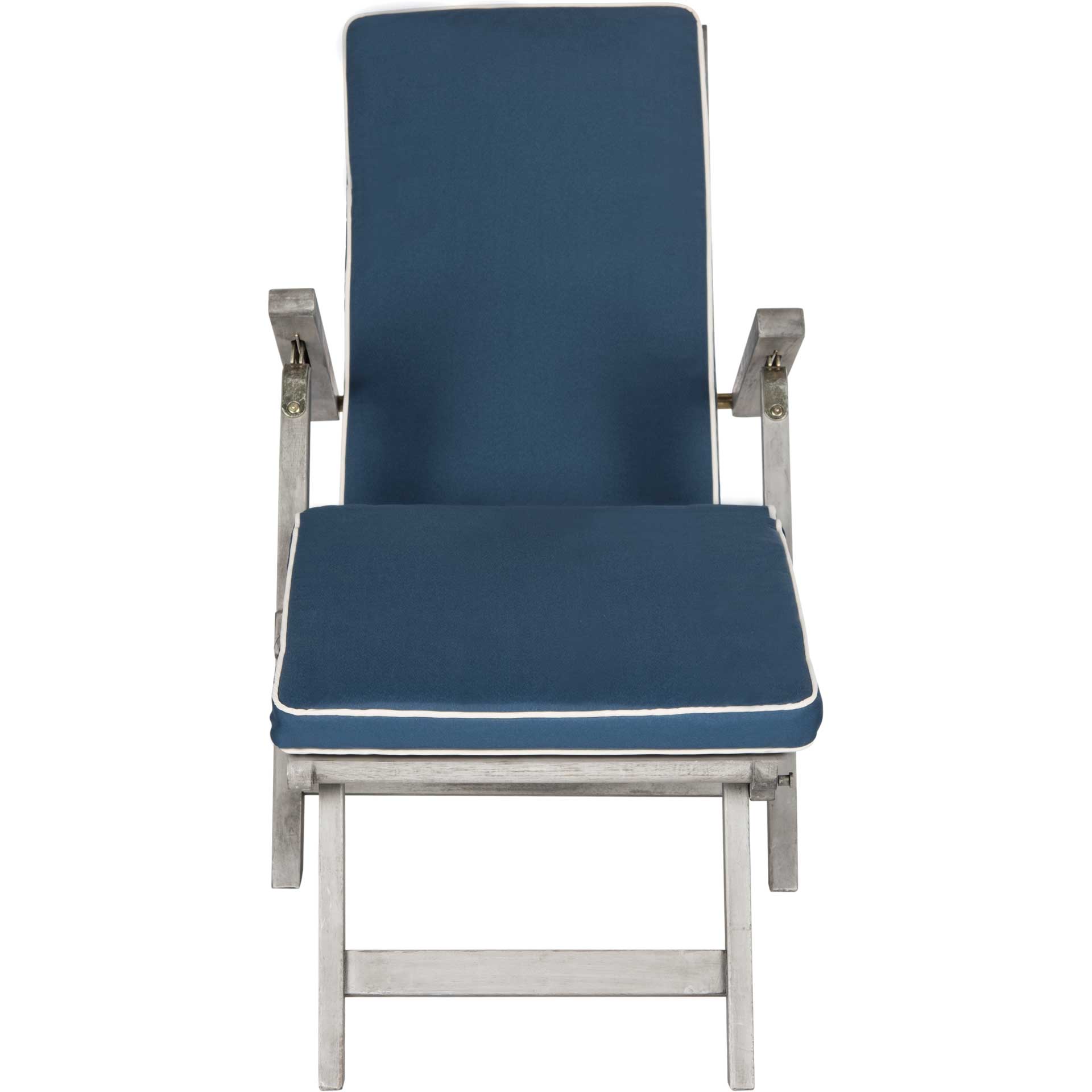 Palm Lounge Chair Gray/Navy