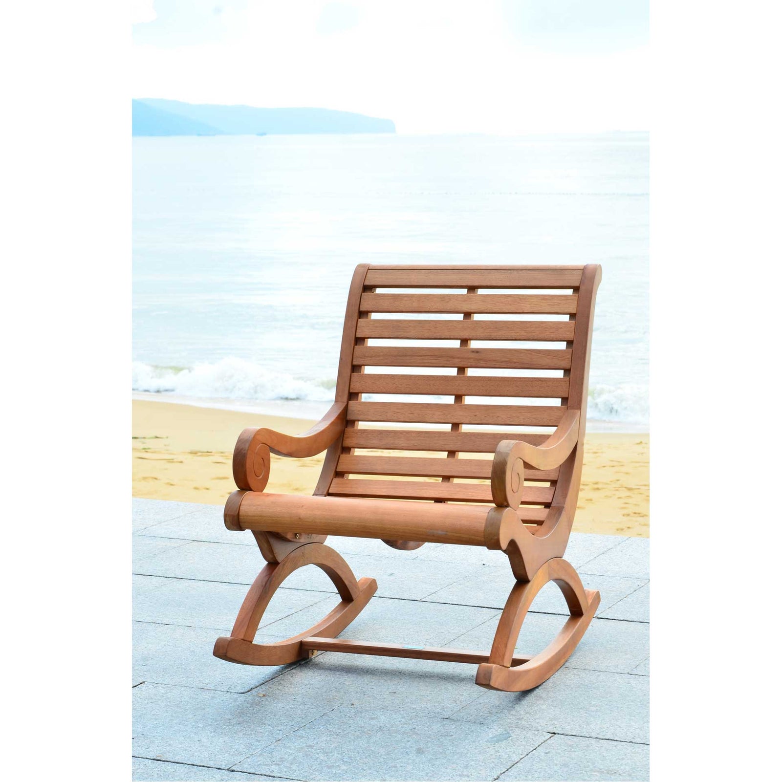 Sora Rocking Chair Teak Brown