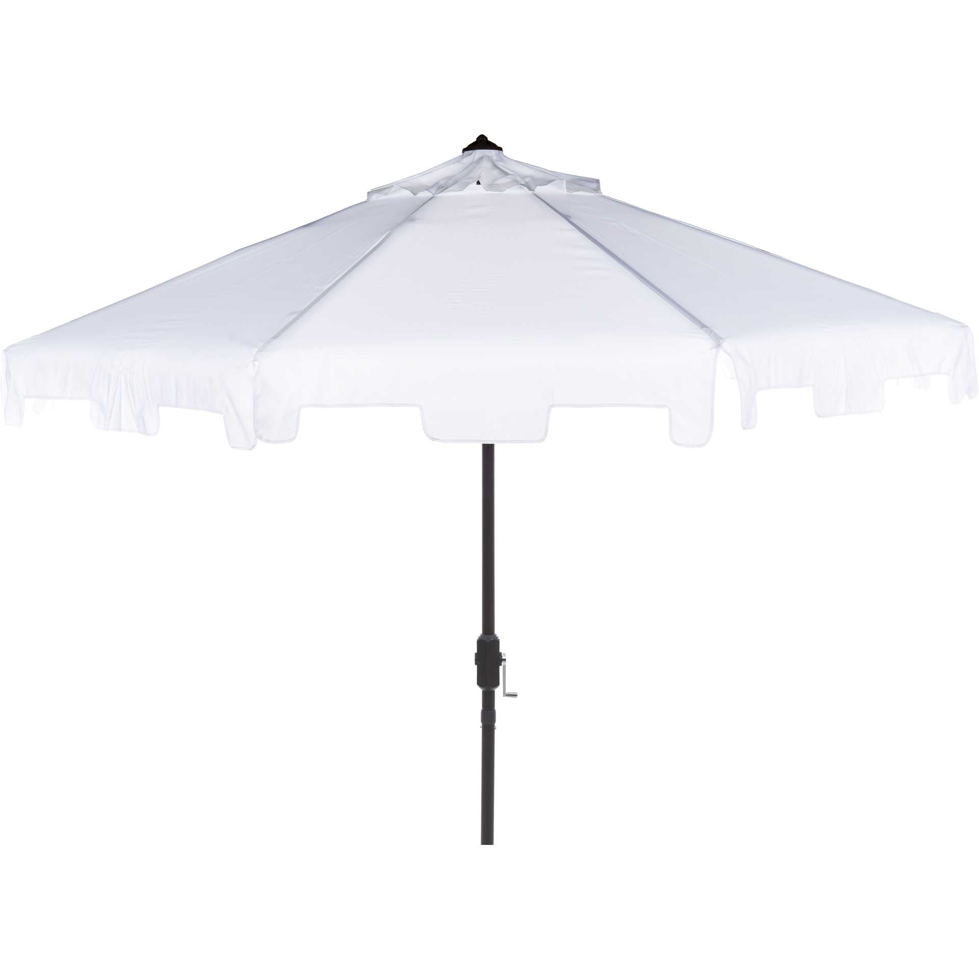 Zinnia Uv Resistant Push Button Tilt Umbrella White
