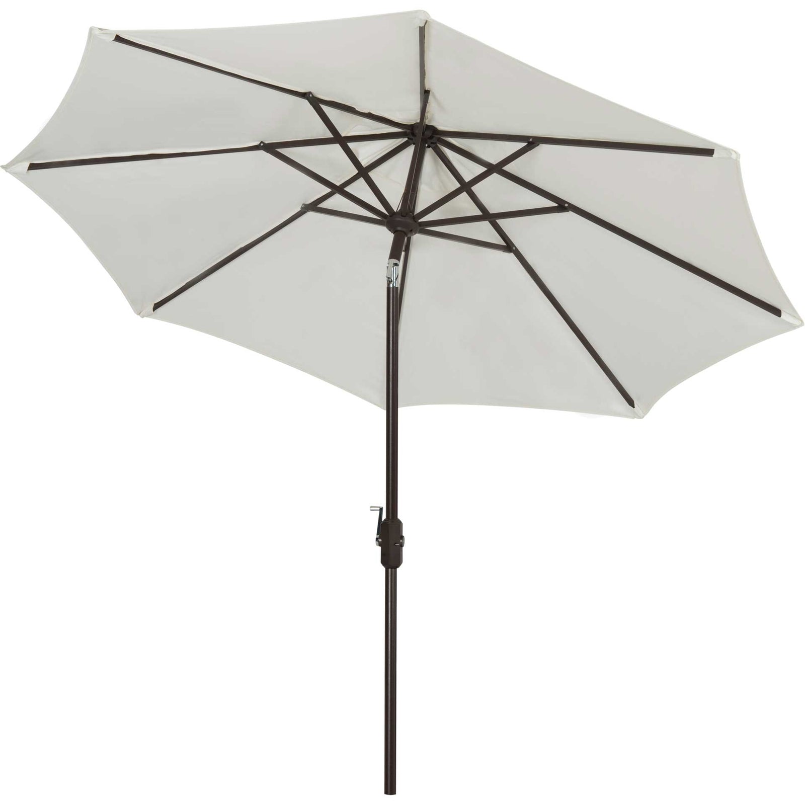 Orna Uv Resistant Auto Tilt Crank Umbrella Natural