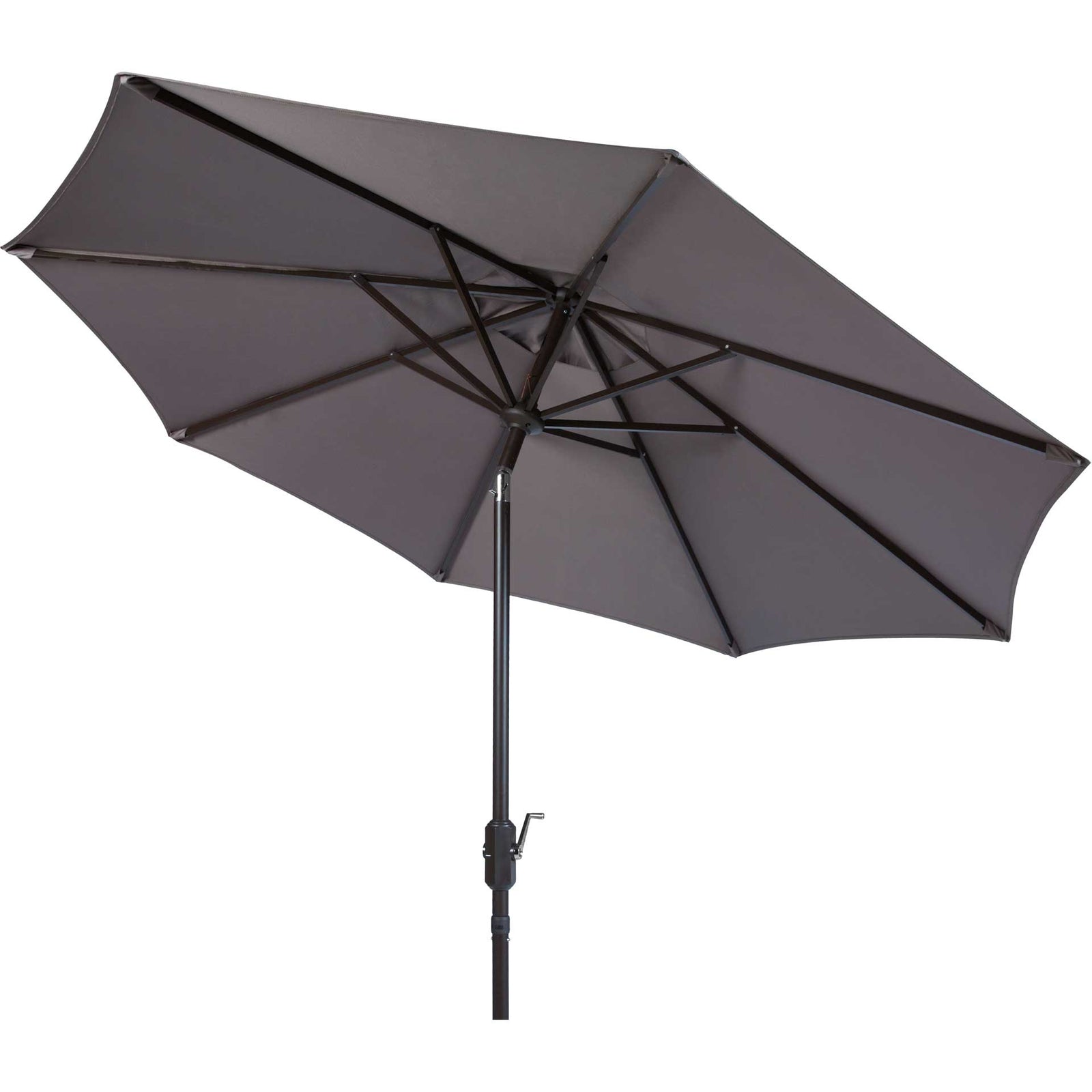 Orna Uv Resistant Auto Tilt Crank Umbrella Gray