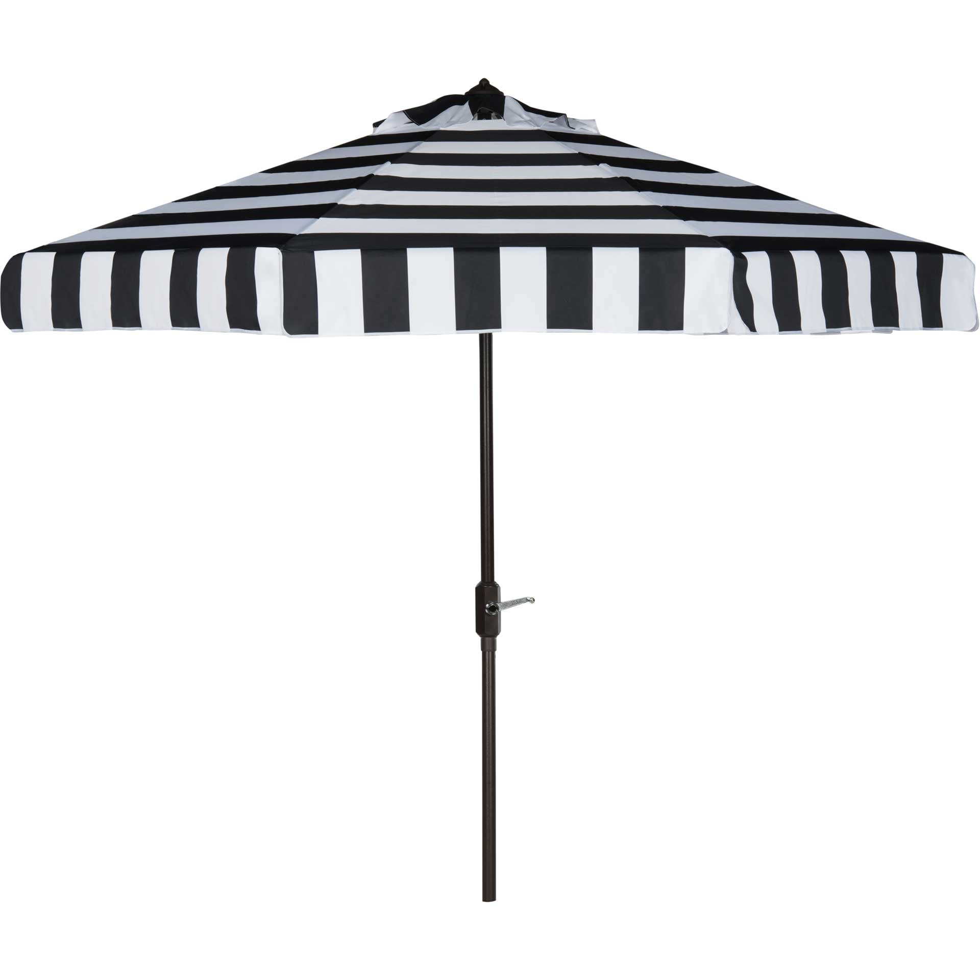 Elita Uv Resistant Auto Tilt Umbrella Black/White