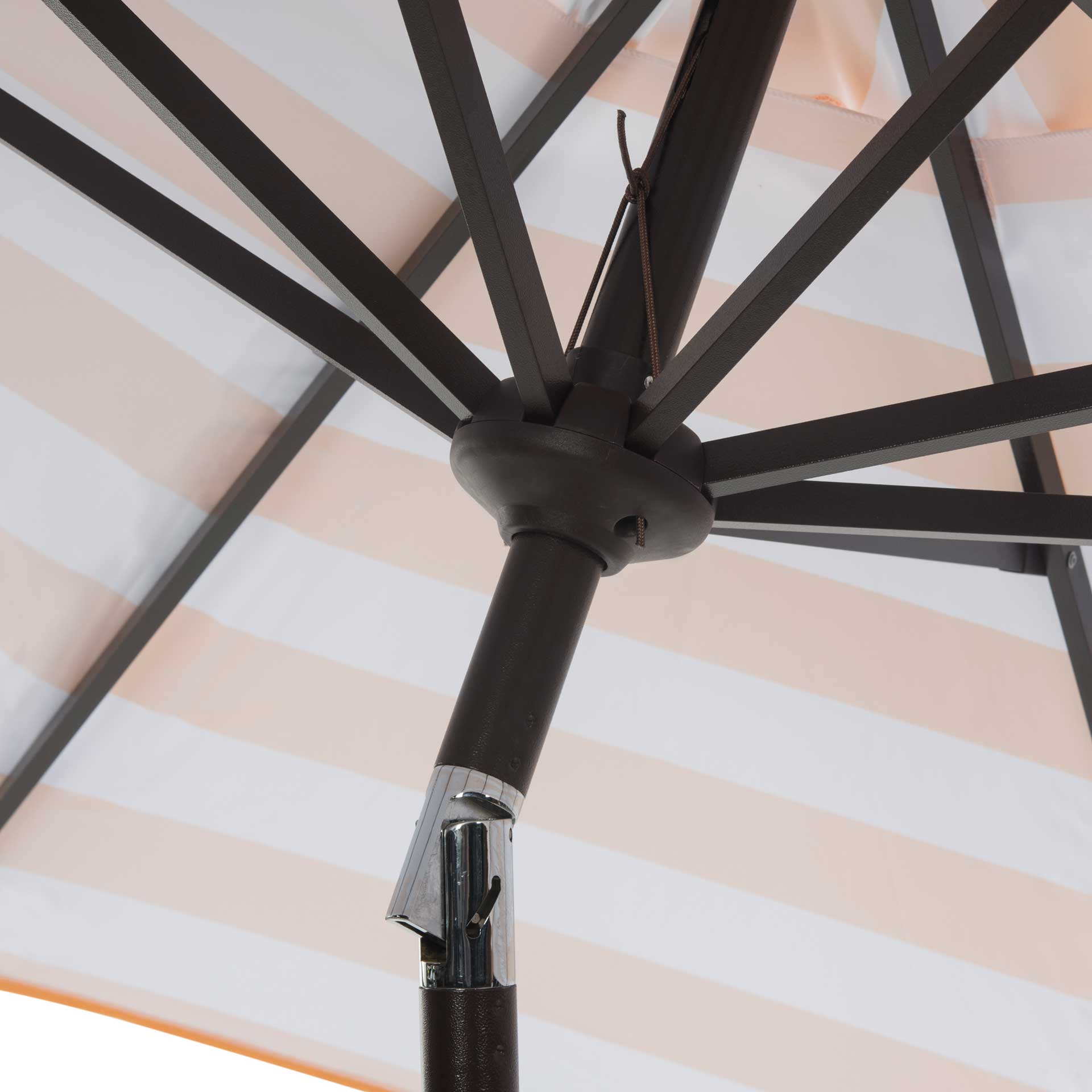 Irvin Uv Resistant Auto Tilt Umbrella Orange/White