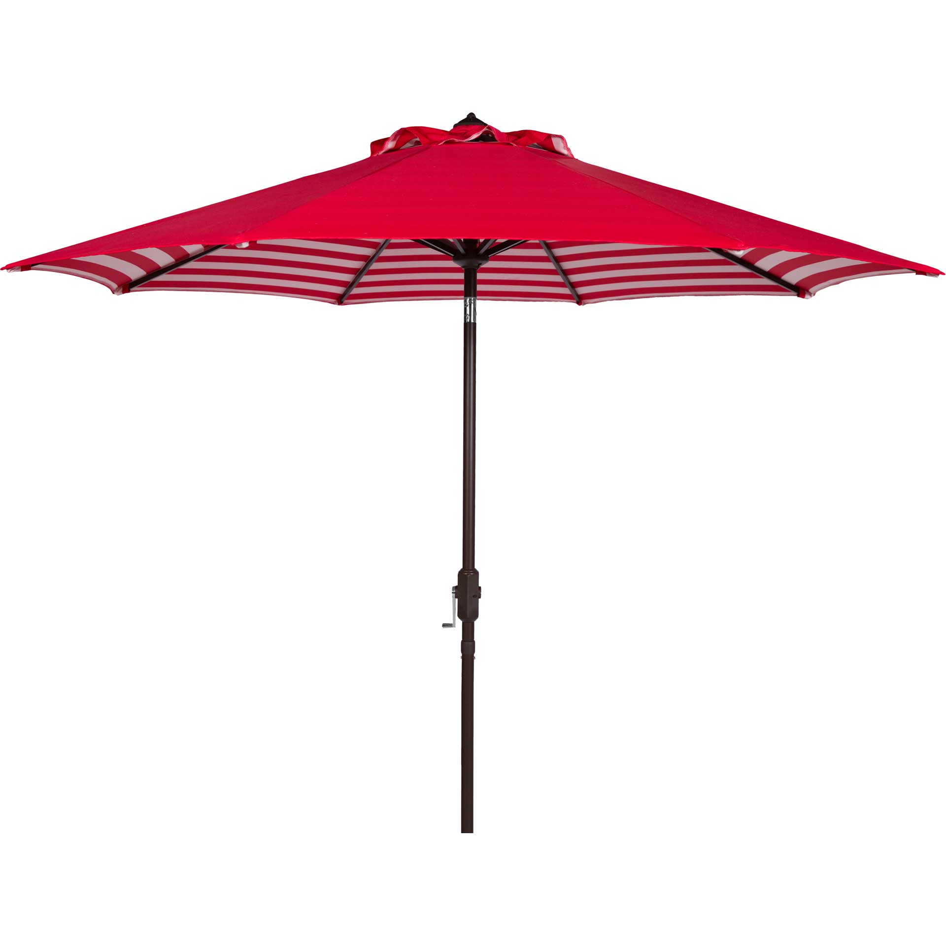 colorful striped patio umbrellas Safavieh Athens Inside Out Striped 9Ft Crank Outdoor Auto Tilt Umbrella