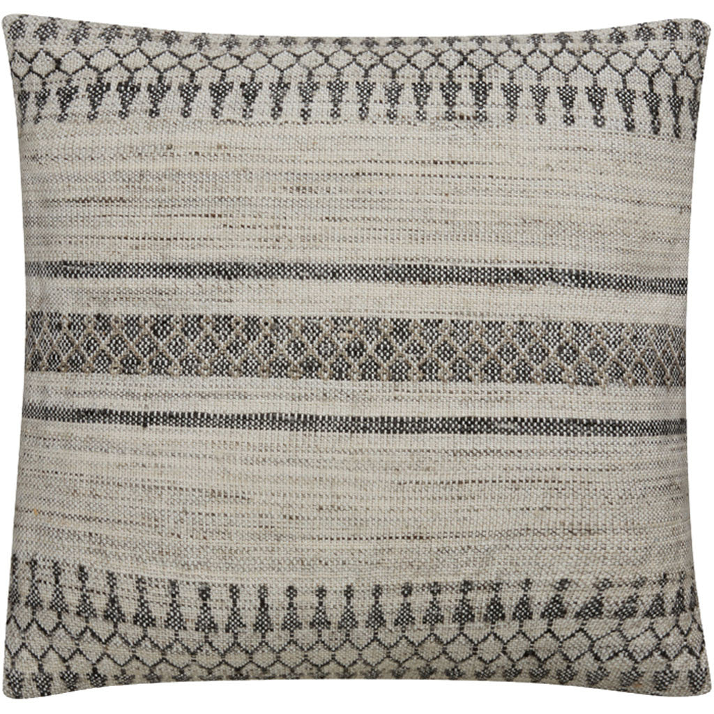 Peykan Pey-02 Ivory/Gray Pillow