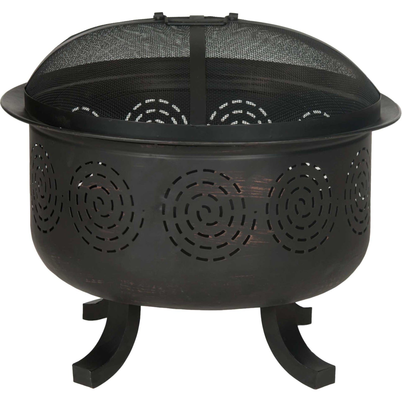 Nelda Fire Pit Copper/Black