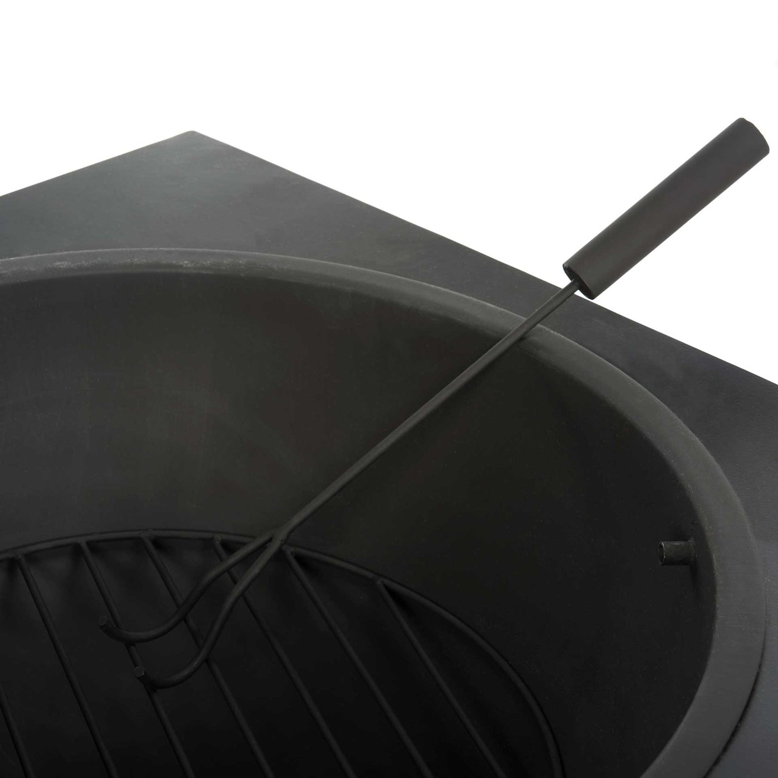 Leena Square Fire Pit Black