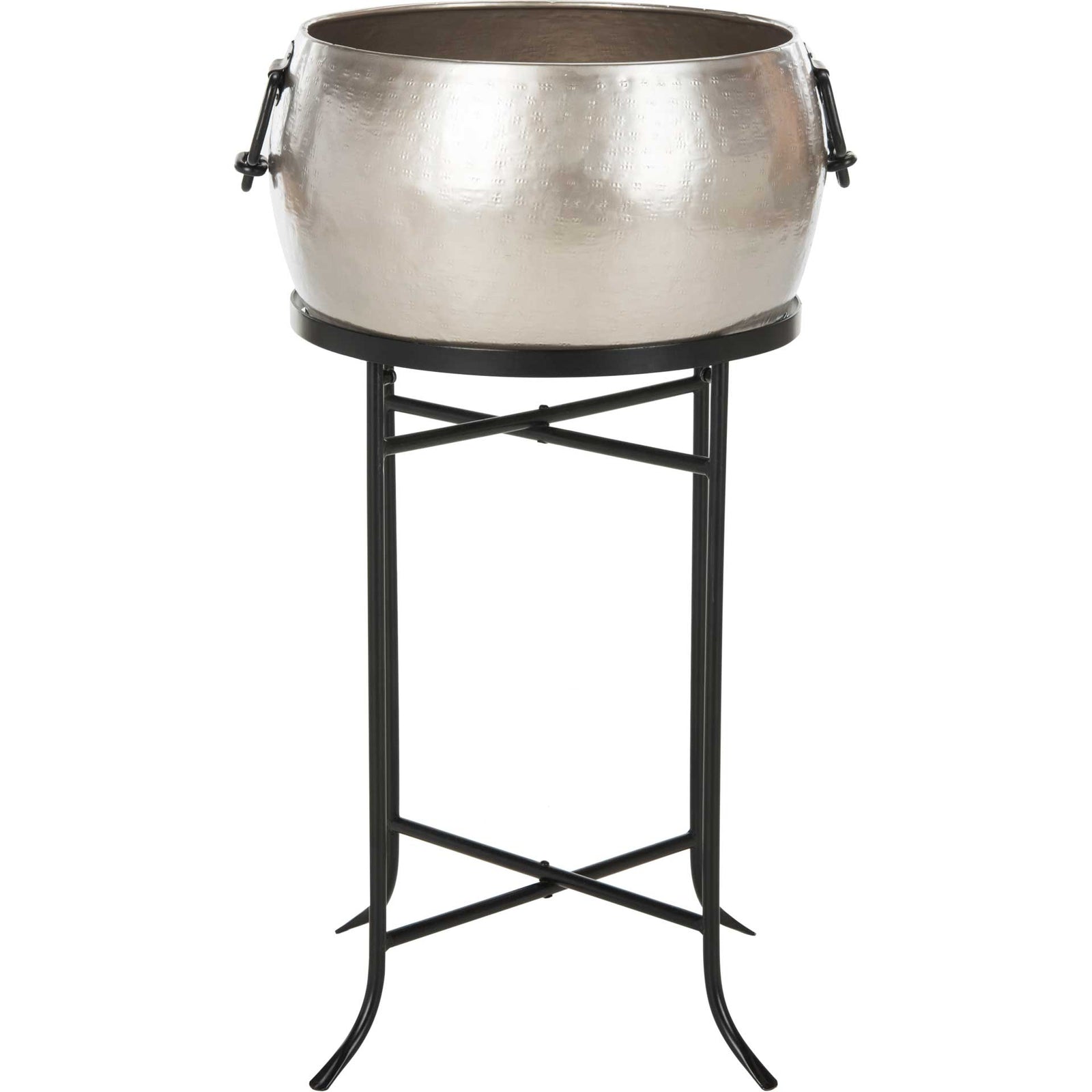 Azuli Beverage Tub With Stand Pewter/Black