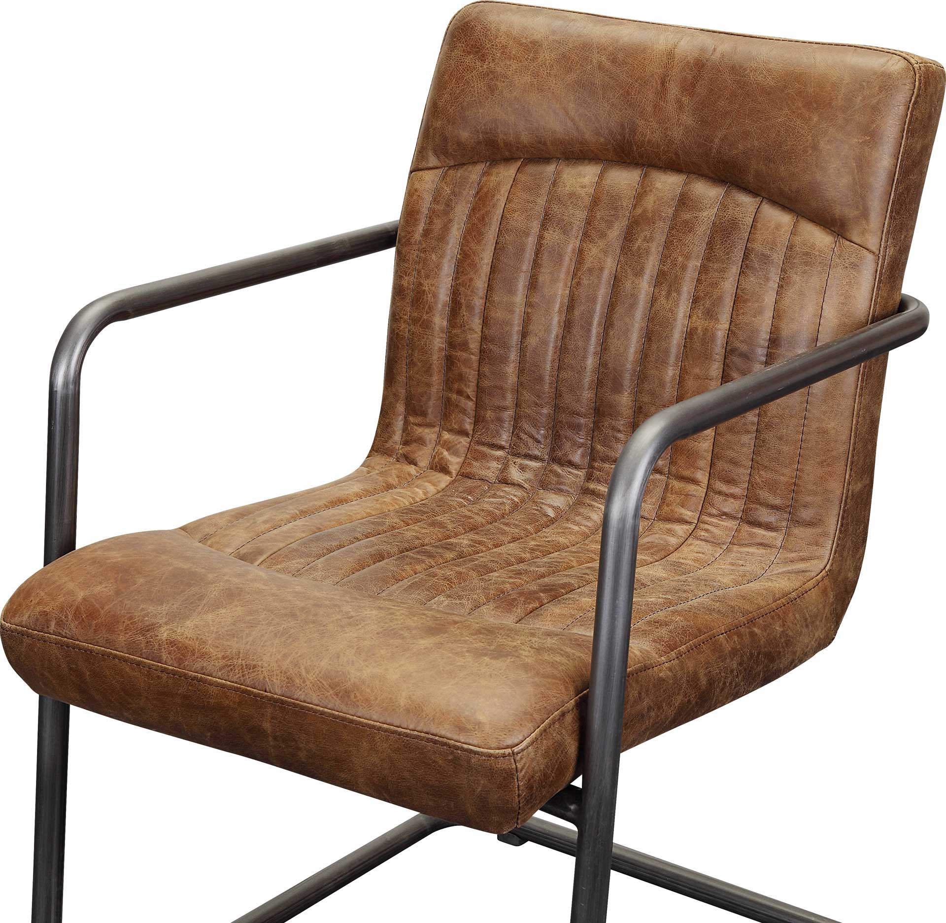 Adnan Arm Chair Light Brown (Set of 2)