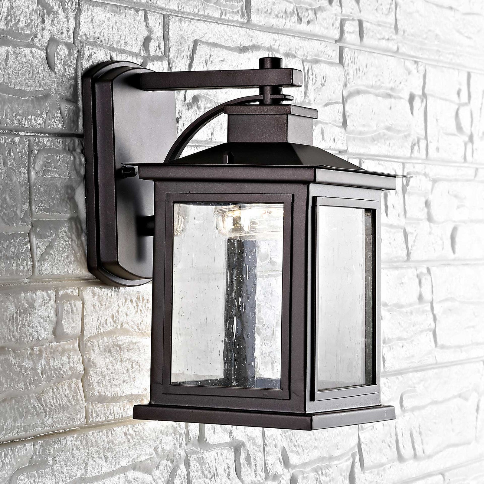 Gold Outdoor Wall Lantern Bronze/Black
