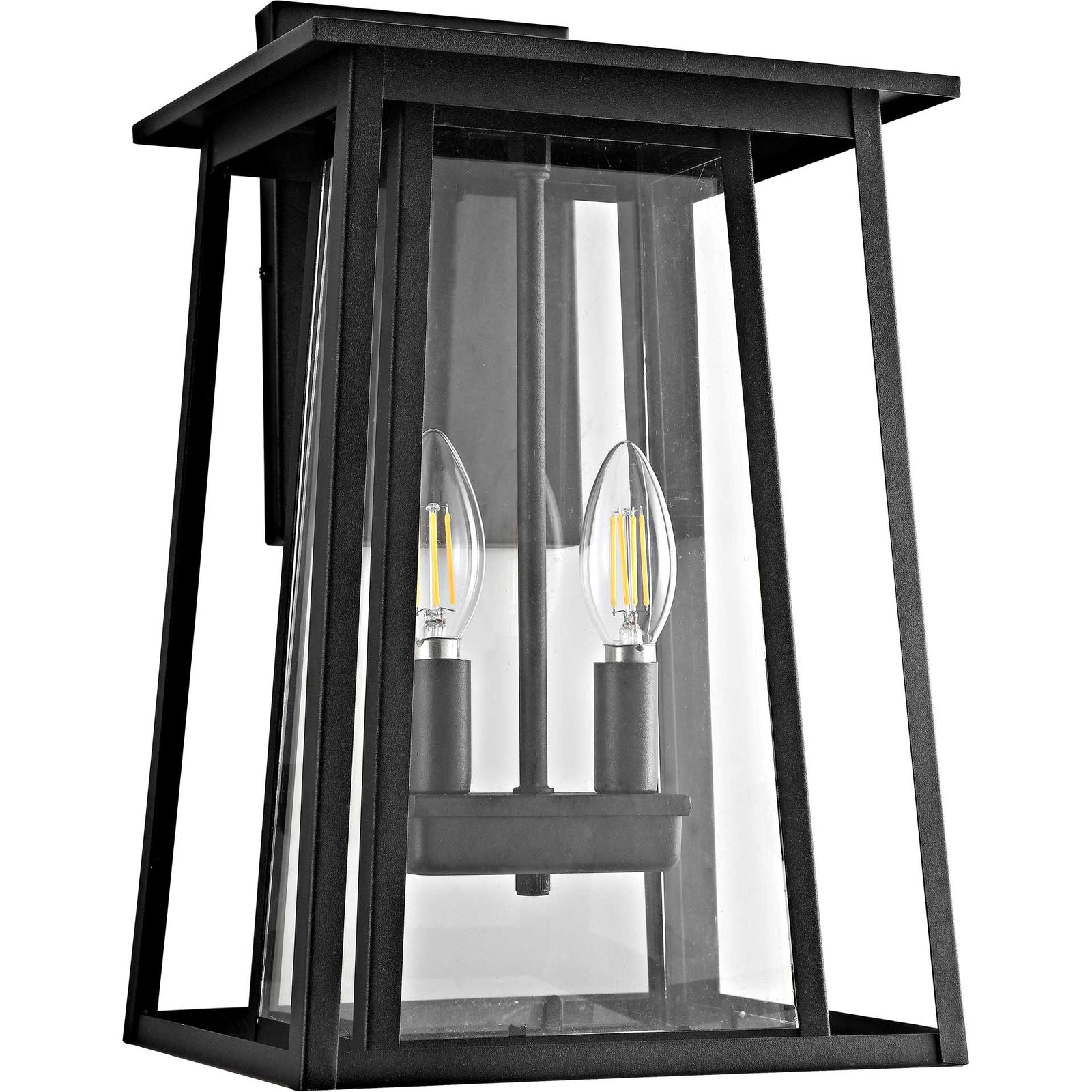 Venice Outdoor Wall Lantern Black