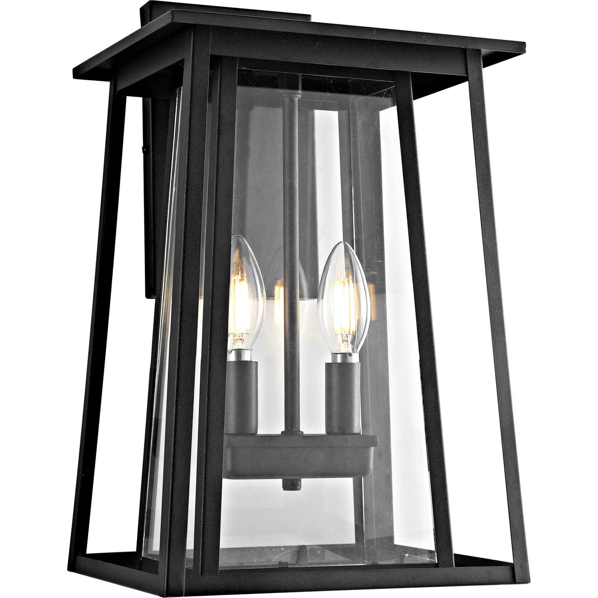 Venice Outdoor Wall Lantern Black