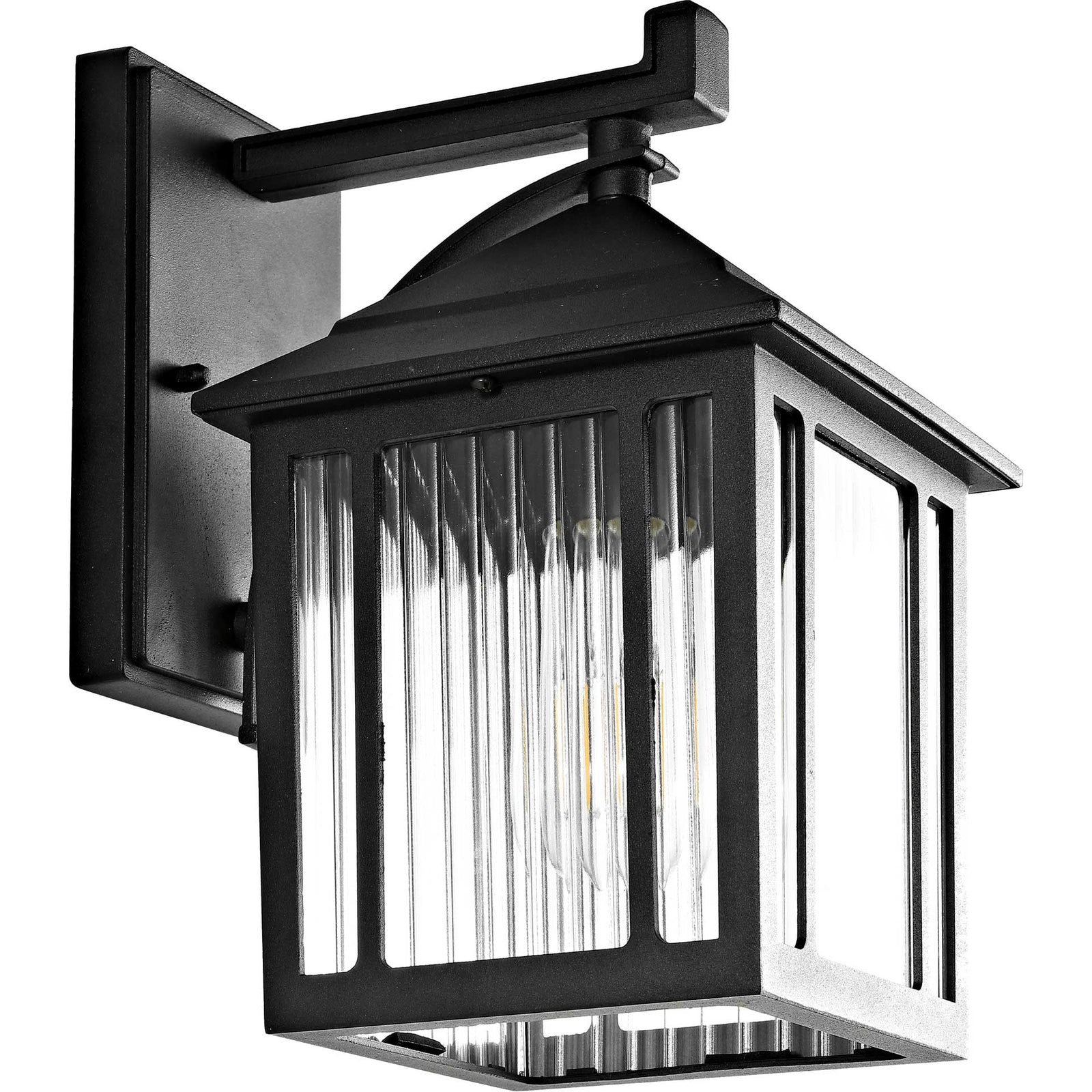 Raiden Outdoor Wall Lantern Black