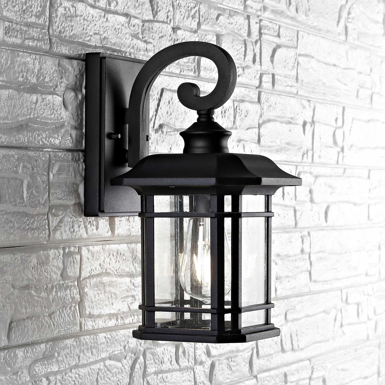 Loft Outdoor Wall Lantern Black