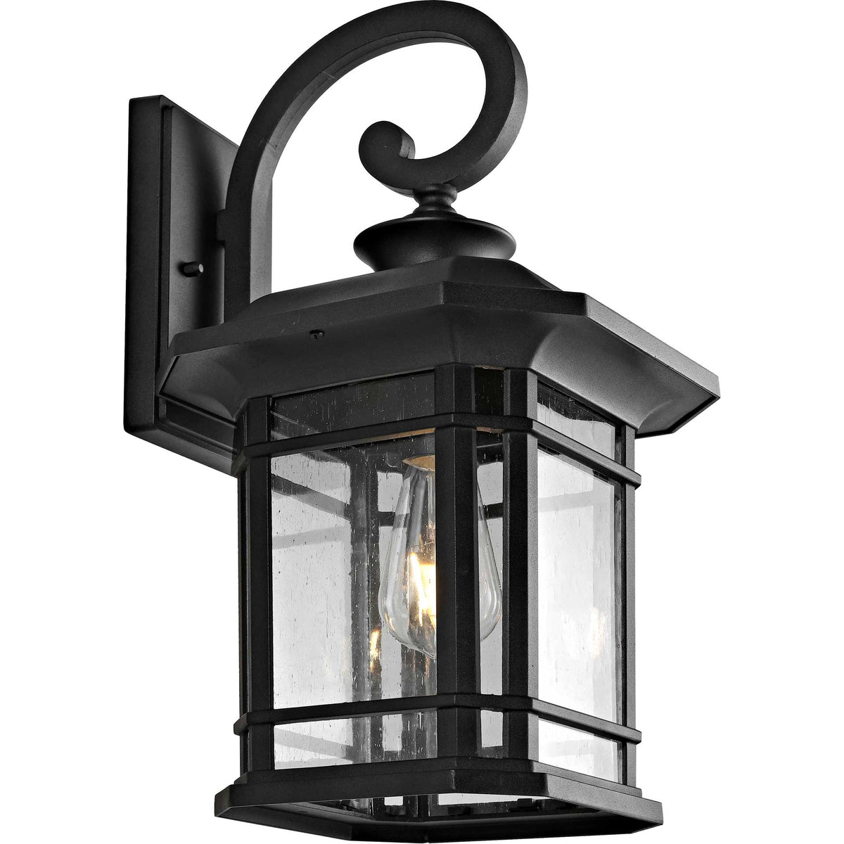 Cedric Outdoor Wall Lantern Black
