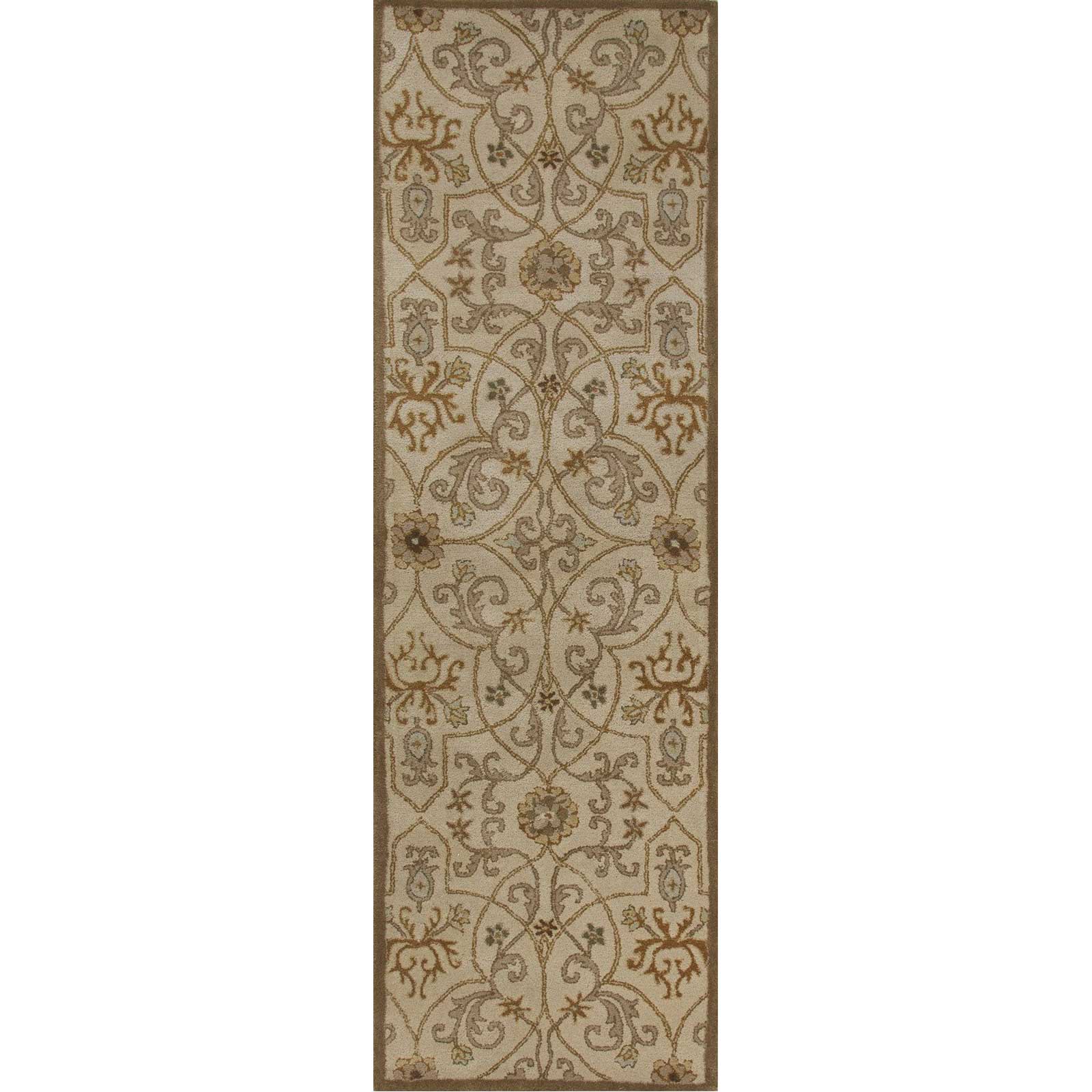 Poeme Calais Soft Gold Runner Rug