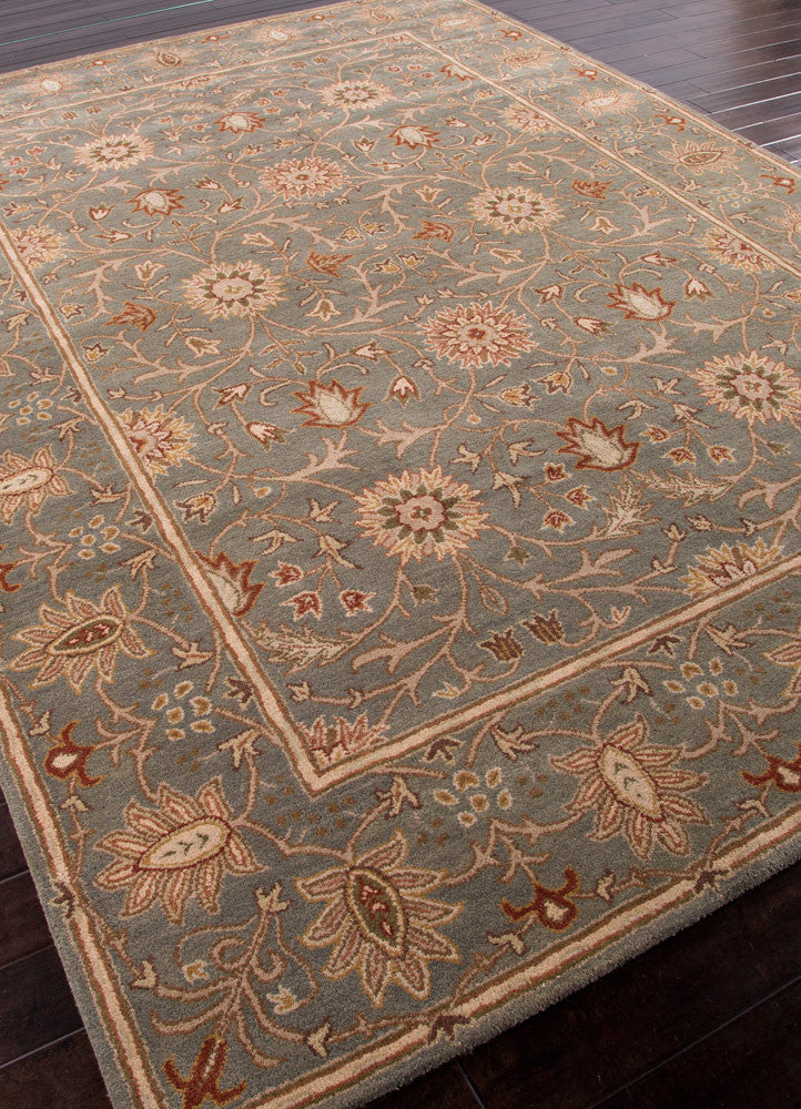 Poeme Rennes Sea Green Area Rug