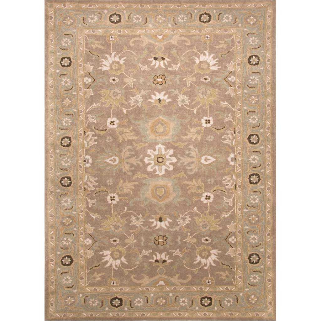Poeme Abralin Dark Taupe/Ice Blue Area Rug