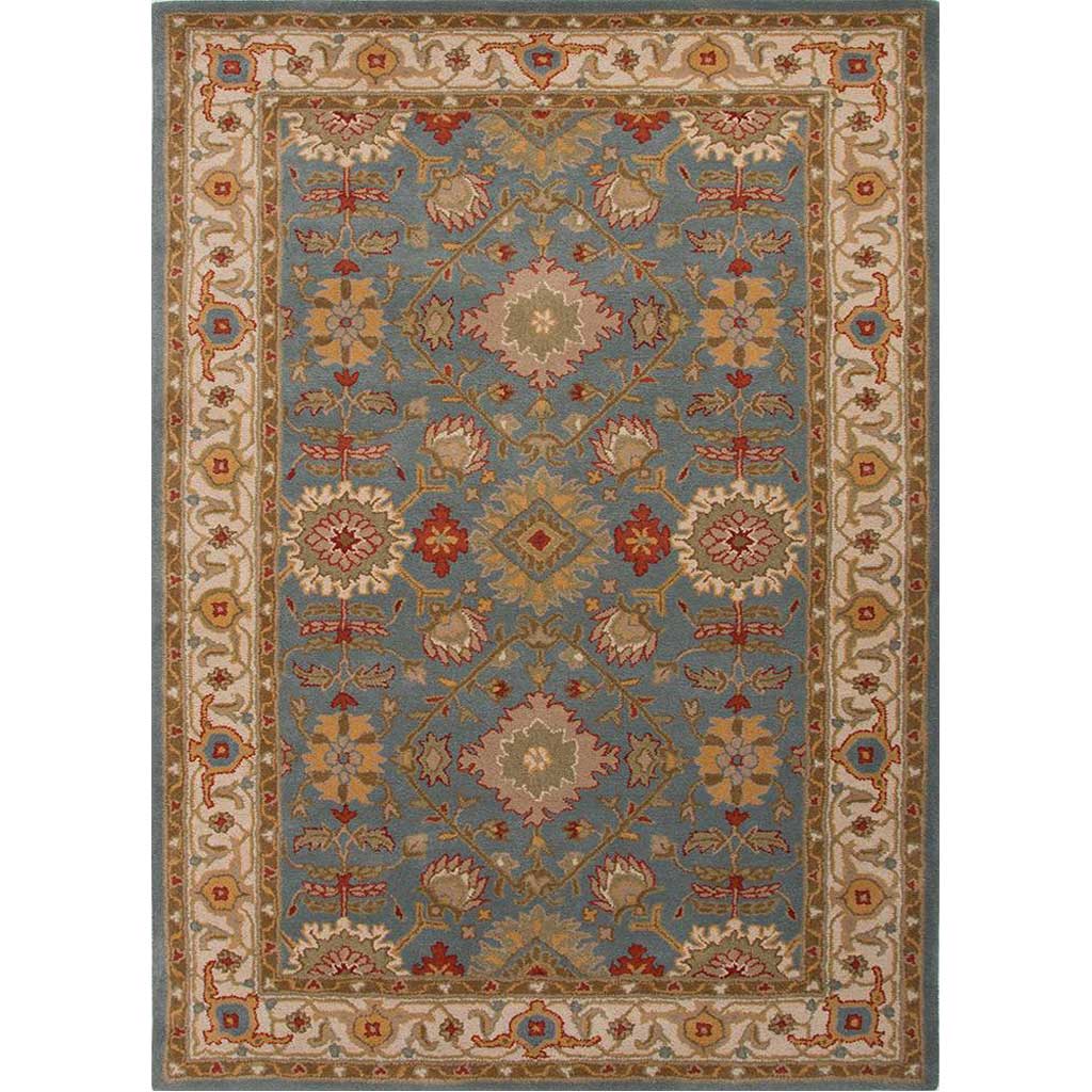 Poeme Empire Seaside Blue/Cloud White Area Rug