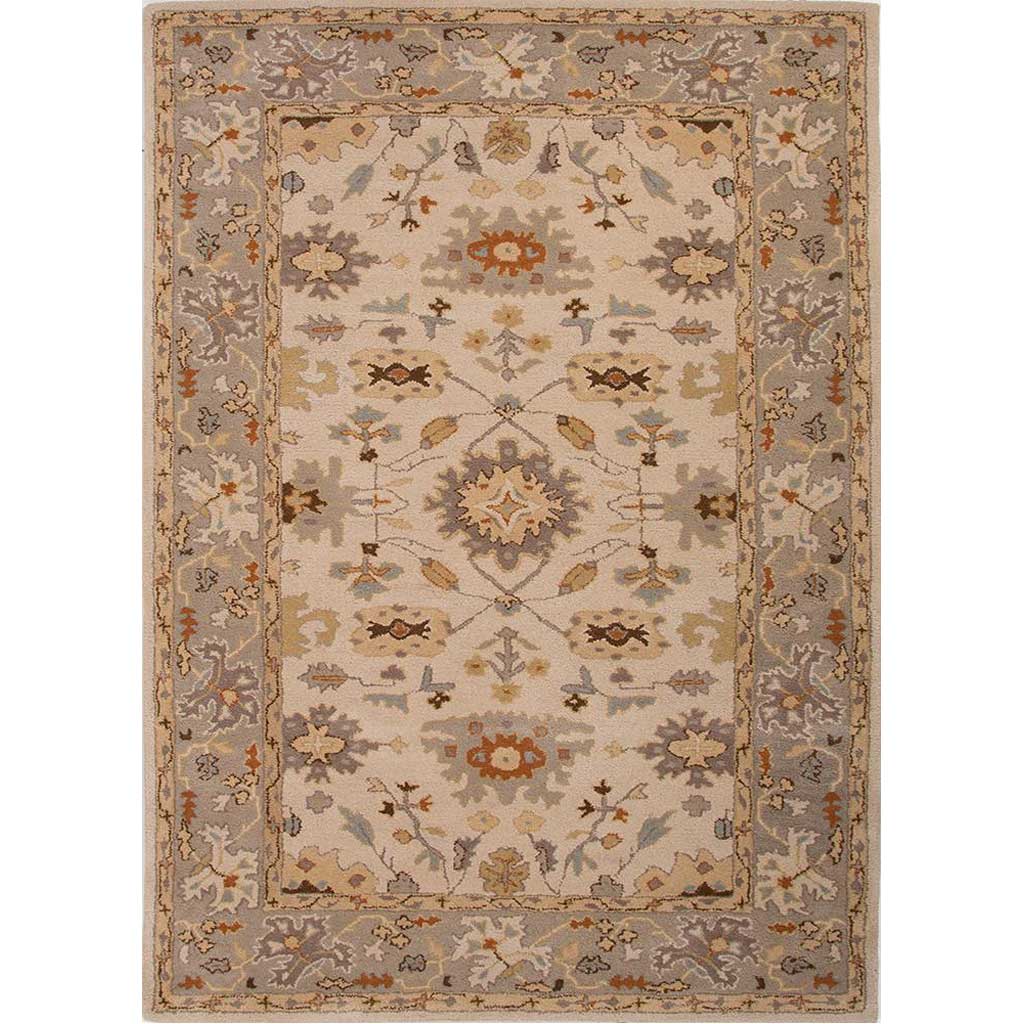 Poeme Maxine Cloud White/Silver Area Rug