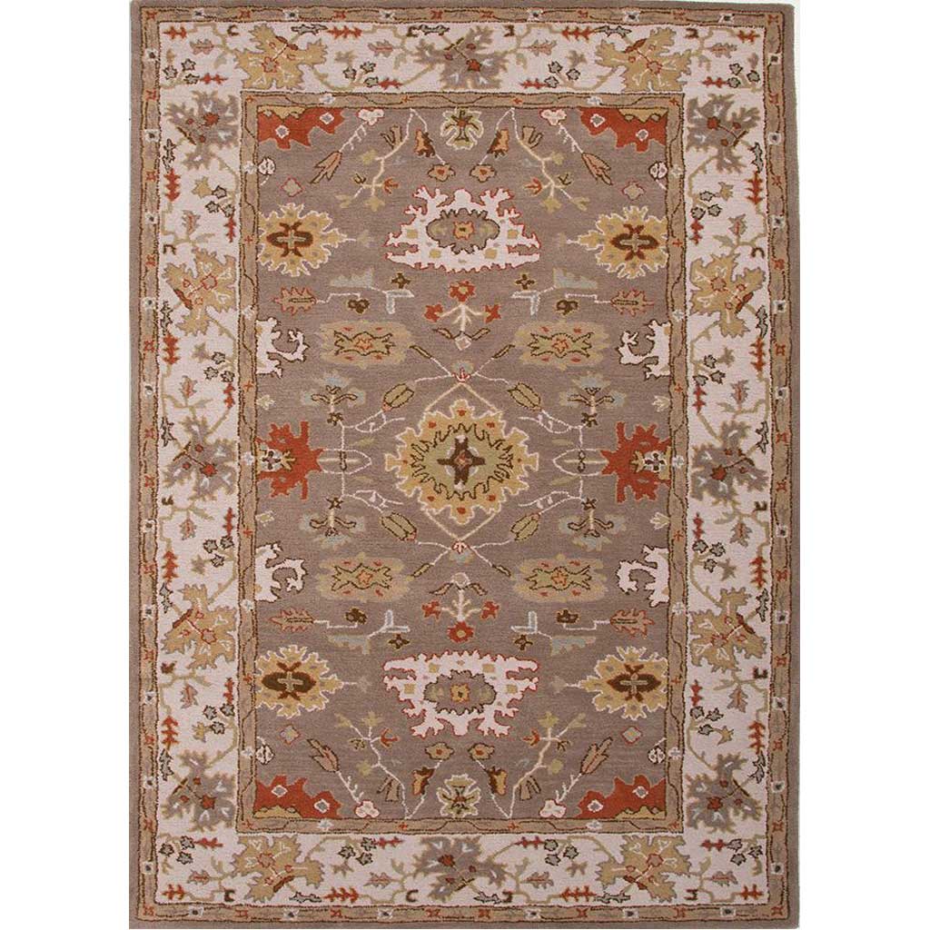Poeme Maxine Dark Taupe/Antique White Area Rug