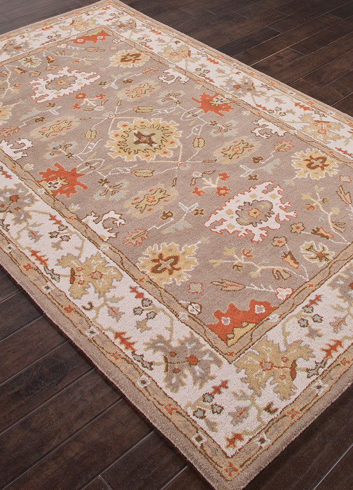 Poeme Maxine Dark Taupe/Antique White Area Rug